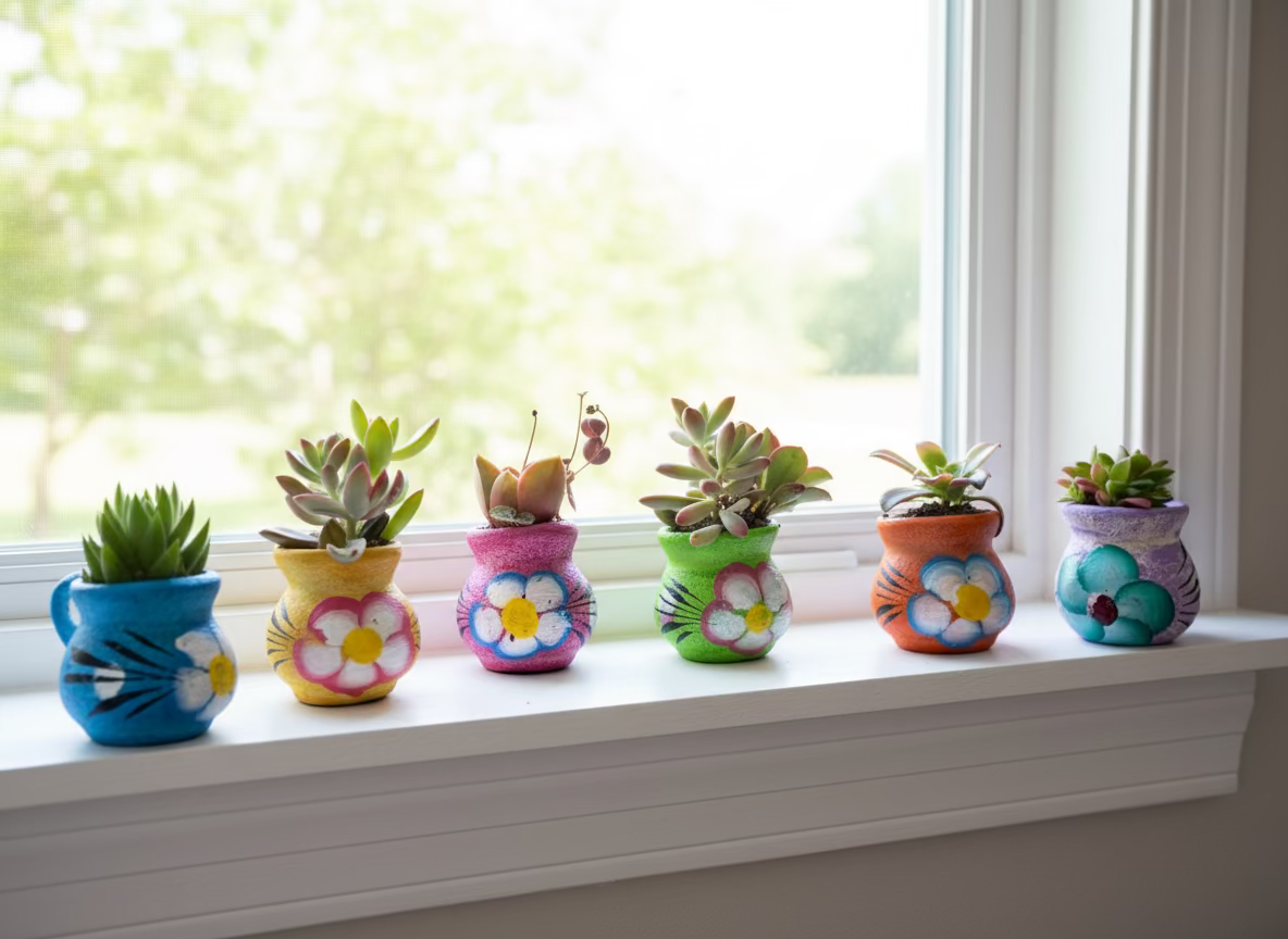 Mini Jarritos Succulent Collection